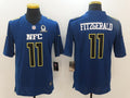 Men’s Arizona Cardinals Larry Fitzgerald #11 Blue Jersey