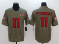Men’s Arizona Cardinals Larry Fitzgerald #11 Brown Jersey