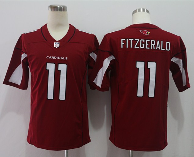 Men’s Arizona Cardinals Larry Fitzgerald #11 Red Jersey