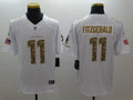 Men’s Arizona Cardinals Larry Fitzgerald #11 White Jersey