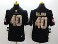 Men’s Arizona Cardinals Pat Tillman #40 Black Authentic Jersey