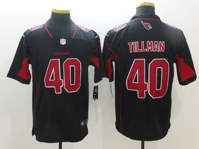 Men’s Arizona Cardinals Pat Tillman #40 Black Jersey
