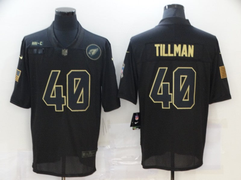 Men’s Arizona Cardinals Pat Tillman #40 Black Jersey