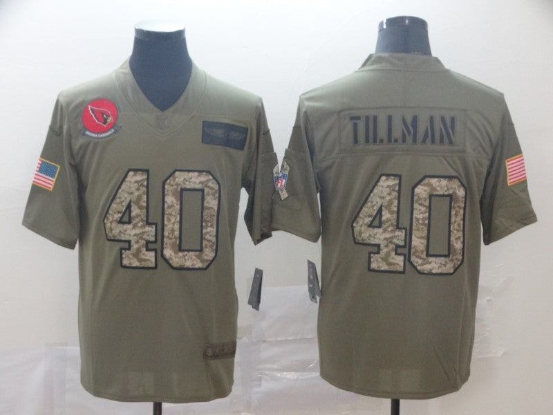 Men’s Arizona Cardinals Pat Tillman #40 Brown Alternate Jersey