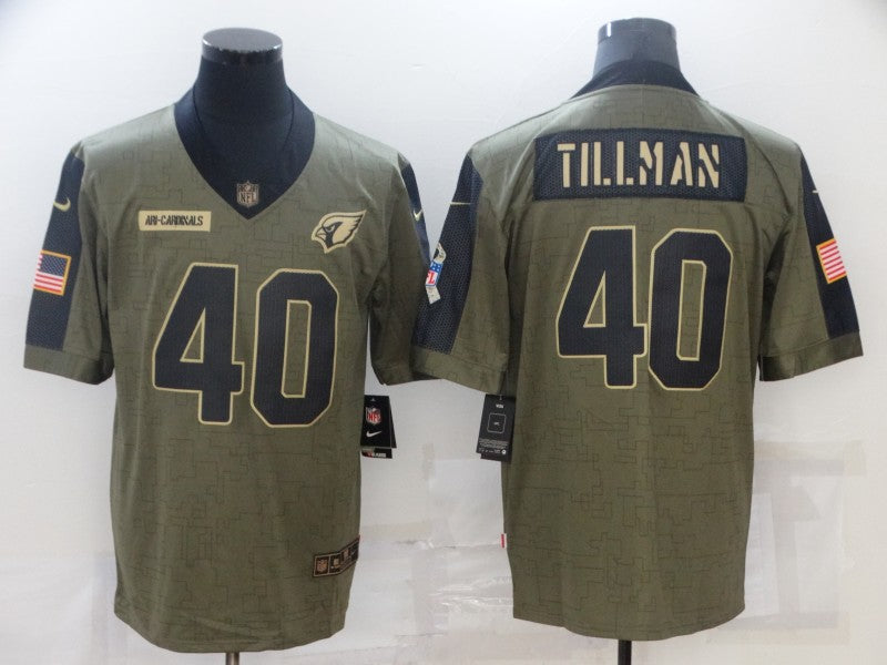 Men’s Arizona Cardinals Pat Tillman #40 Brown Jersey