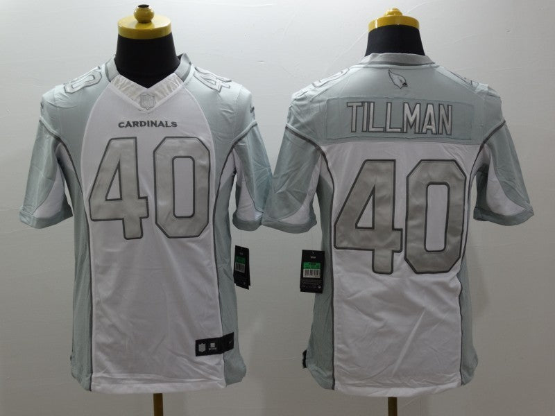 Men’s Arizona Cardinals Pat Tillman #40 White Jersey