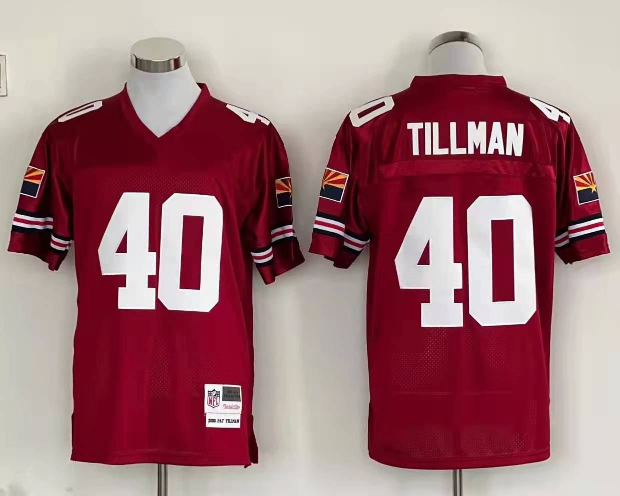 Men’s Arizona Cardinals Pat Tillman Mitchell & Ness Cardinal Legacy Jersey