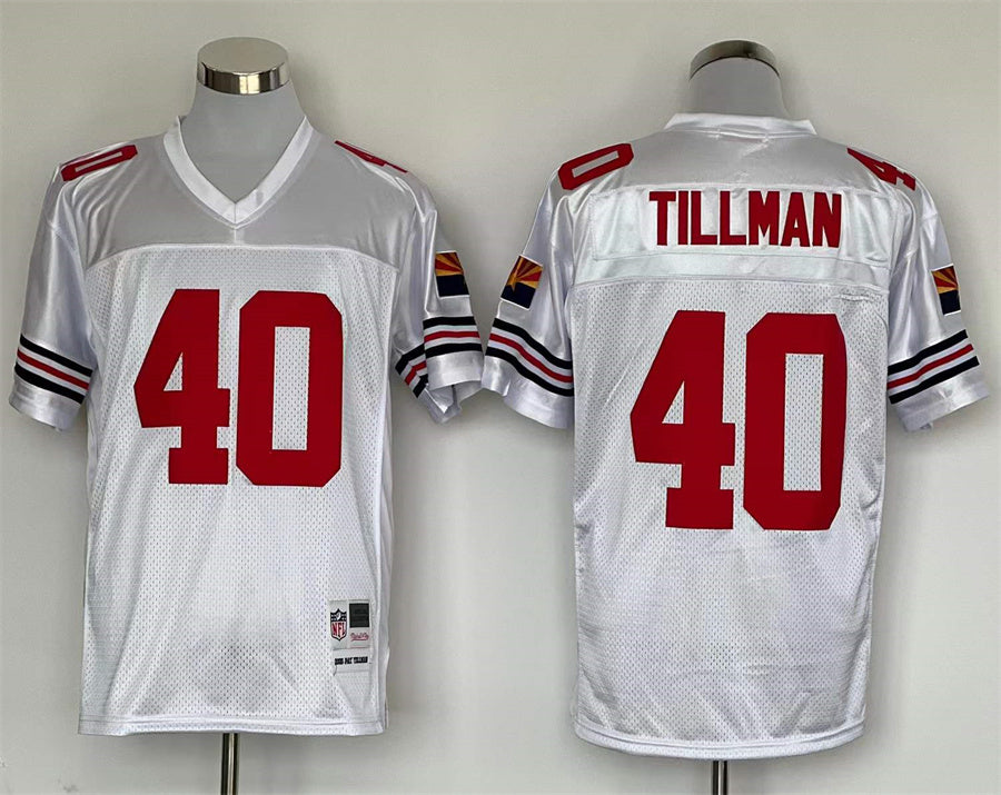 Men’s Arizona Cardinals Pat Tillman Mitchell & Ness White Legacy Jersey