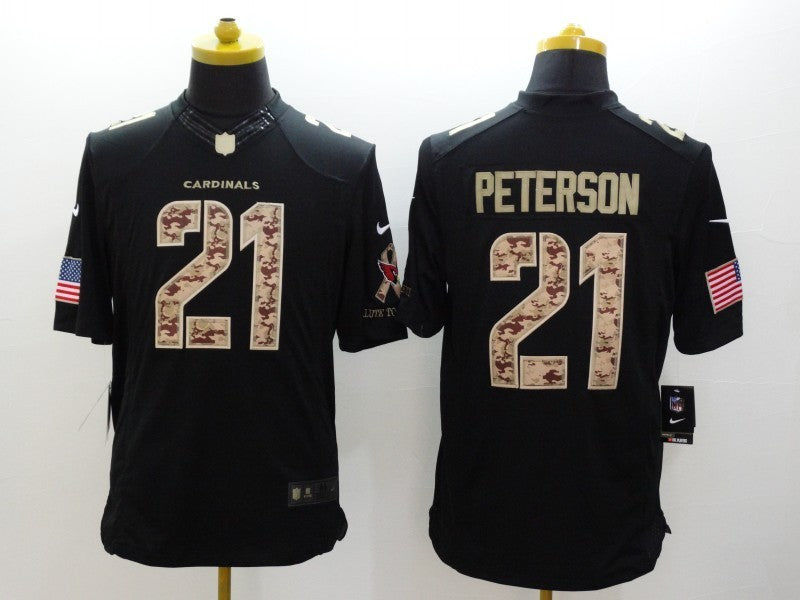 Men’s Arizona Cardinals Patrick Peterson #21 Black Jersey