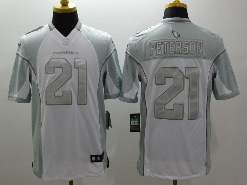 Men’s Arizona Cardinals Patrick Peterson #21 White Jersey