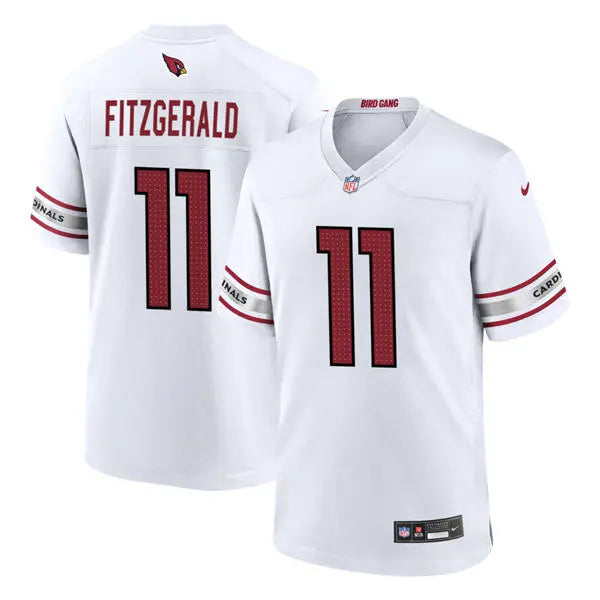 Mens Arizona Cardinals Retired Player #11 Larry Fitzgerald  Nike White Vapor F.U.S.E. Limited Jersey