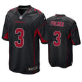 Mens Arizona Cardinals Retired Player #3 Carson Palmer Nike Black 2nd Alternate Color Rush Legend Jersey