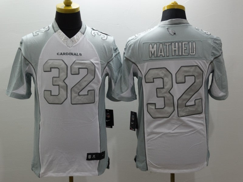 Men’s Arizona Cardinals Tyrann Mathieu #32 White Jersey