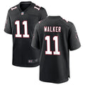 Men’s Atlanta Falcons #11 Jalon Walker Nike Black Throwback Limited Jersey