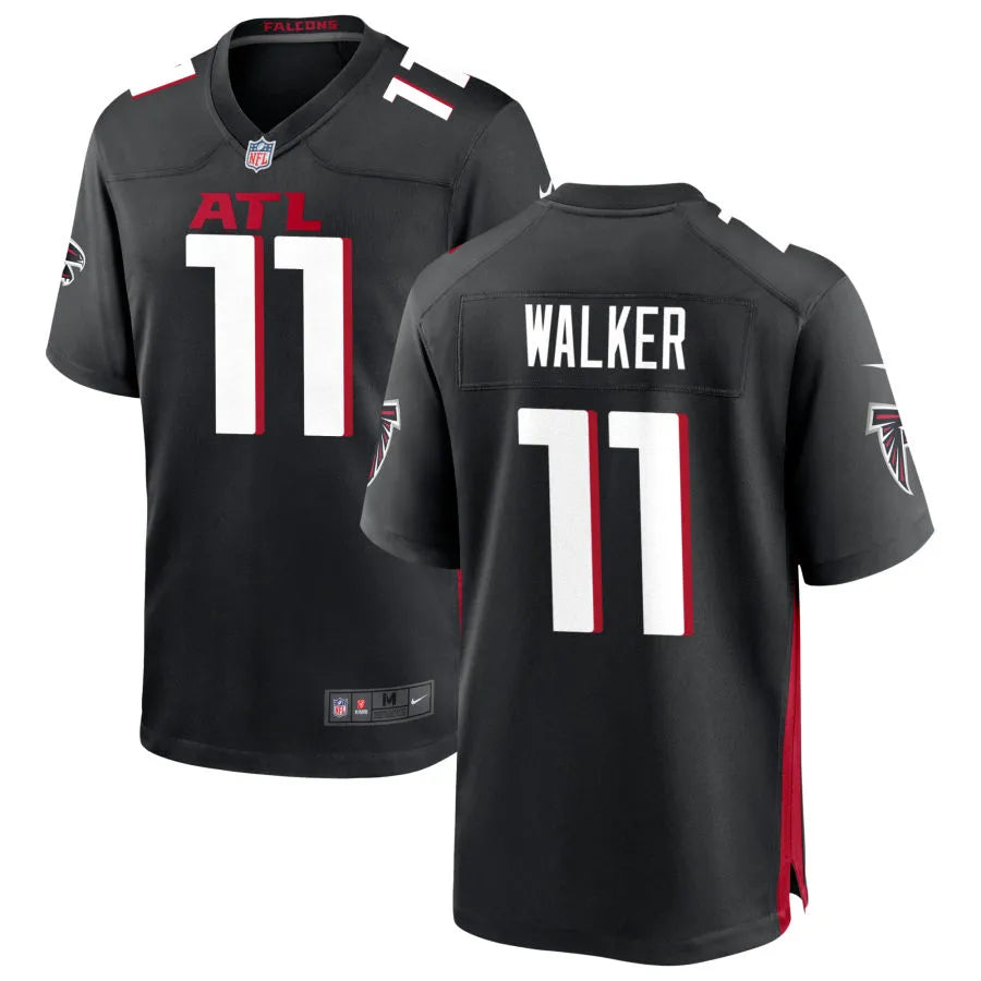 Men’s Atlanta Falcons #11 Jalon Walker Nike Black Vapor F.U.S.E. Limited Jersey
