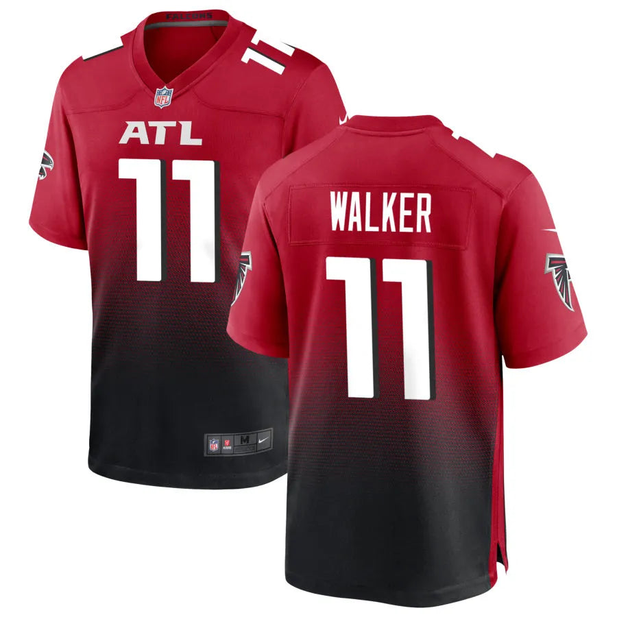 Men’s Atlanta Falcons #11 Jalon Walker Nike Red Alternate Vapor F.U.S.E. Limited Jersey