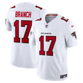Men’s Atlanta Falcons #17 Zachariah Branch Nike 2026 White Vapor F.U.S.E. Limited Jersey