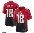 Men’s Atlanta Falcons #18 Calvin Ridley Nike Red 2nd Alternate Game Jersey