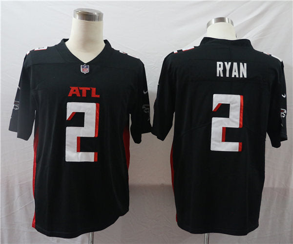 Men’s Atlanta Falcons #2 Matt Ryan Nike Black Vapor Football Jersey