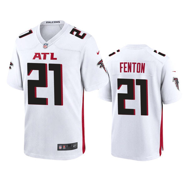 Men’s Atlanta Falcons #21 Rashad Fenton Nike White Vapor Limited Jersey