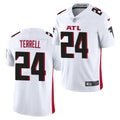Men’s Atlanta Falcons #24 A.J. Terrell Nike White Vapor Football Jersey