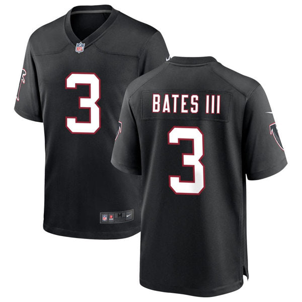 Men’s Atlanta Falcons #3 Jessie Bates III Nike Black Throwback Limited Jersey