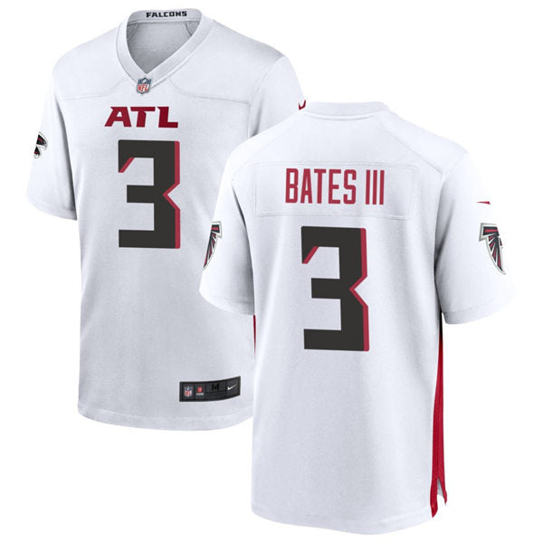 Men’s Atlanta Falcons #3 Jessie Bates III Nike White Vapor Limited Jersey