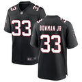 Men’s Atlanta Falcons #33 Billy Bowman Jr  Nike Black Throwback Limited Jersey