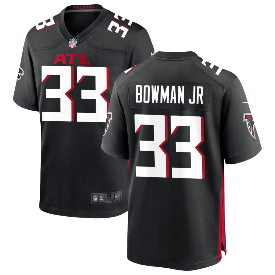 Men’s Atlanta Falcons #33 Billy Bowman Jr  Nike Black Vapor F.U.S.E. Limited Jersey