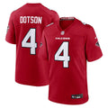 Men’s Atlanta Falcons #4 Jahan Dotson Nike 2026 Red Alternate Vapor F.U.S.E. Limited Jersey