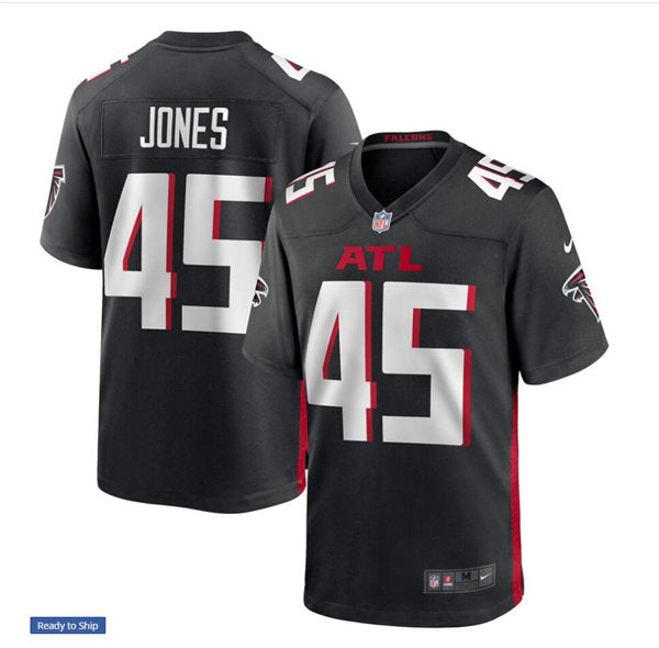 Men’s Atlanta Falcons #45 Deion Jones Nike Black Vapor Football Jersey