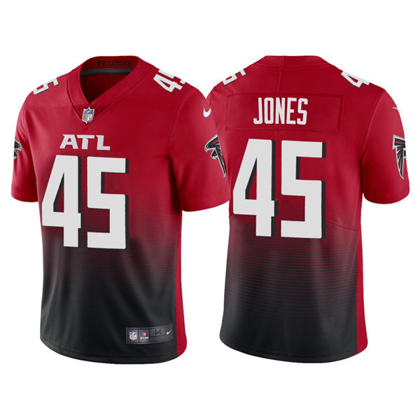 Men’s Atlanta Falcons #45 Deion Jones Nike Red 2nd Alternate Vapor Limited Jersey
