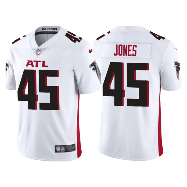 Men’s Atlanta Falcons #45 Deion Jones Nike White Vapor Limited Jersey