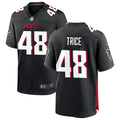 Men’s Atlanta Falcons #48 Bralen Trice Nike Black Vapor Limited Jersey (4)