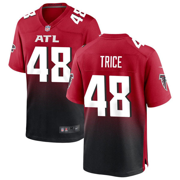 Men’s Atlanta Falcons #48 Bralen Trice Nike Red 2nd Alternate Vapor Limited Jersey