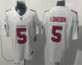 Men’s Atlanta Falcons #5 Drake London Nike 2026 White Vapor F.U.S.E. Limited Jersey