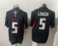 Men’s Atlanta Falcons #5 Drake London Nike Black Vapor Limited Jersey