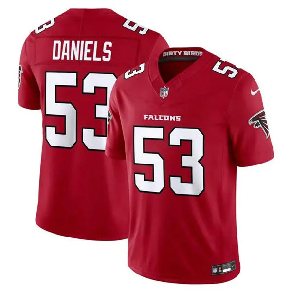 Men’s Atlanta Falcons #53 Kendal Daniels Nike 2026 Red Alternate Vapor F.U.S.E. Limited Jersey