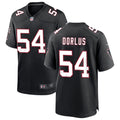 Men’s Atlanta Falcons #54 Brandon Dorlus Nike Black Throwback Limited Jersey (3)