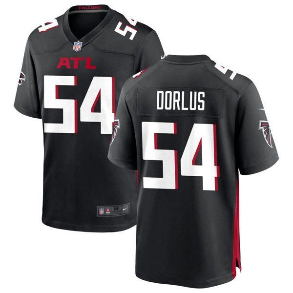 Men’s Atlanta Falcons #54 Brandon Dorlus Nike Black Vapor Limited Jersey(3)