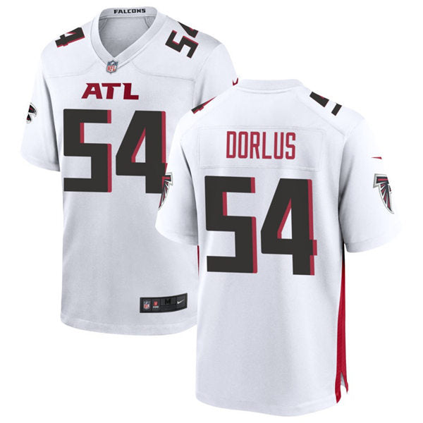 Men’s Atlanta Falcons #54 Brandon Dorlus Nike White Vapor Limited Jersey(2)