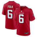 Men’s Atlanta Falcons #6 Nick Folk Nike 2026 Red Alternate Vapor F.U.S.E. Limited Jersey