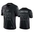 Men’s Atlanta Falcons #63 Chris Lindstrom Black Rflctv Limited Jersey