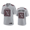 Men’s Atlanta Falcons #63 Chris Lindstrom Nike Atmosphere Fashion Game Jersey – Gray