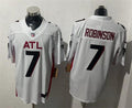 Men’s Atlanta Falcons #7 Bijan Robinson Nike White Vapor Limited Jersey