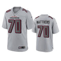 Men’s Atlanta Falcons #70 Jake Matthews Nike Atmosphere Fashion Game Jersey – Gray