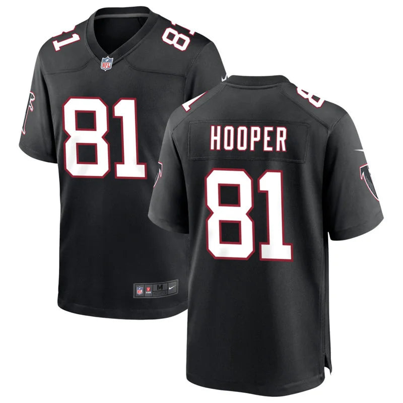 Men’s Atlanta Falcons #81 Austin Hooper Nike Black Throwback Vapor F.U.S.E. Limited Jersey