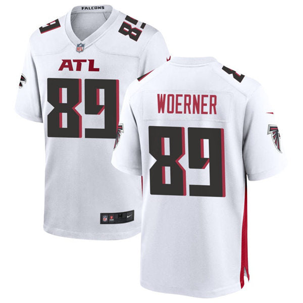 Men’s Atlanta Falcons #89 Charlie Woerner Nike White Vapor Limited Jersey (2)