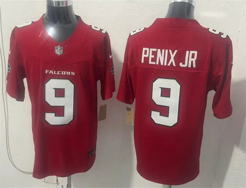 Men’s Atlanta Falcons #9 Michael Penix Jr. Nike 2026 Red Alternate Vapor F.U.S.E. Limited Jersey