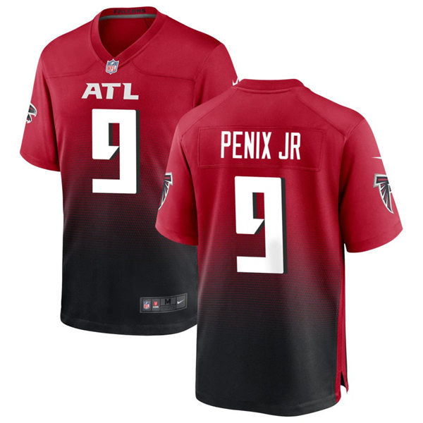 Men’s Atlanta Falcons #9 Michael Penix Jr. Nike Red 2nd Alternate Vapor Limited Jersey